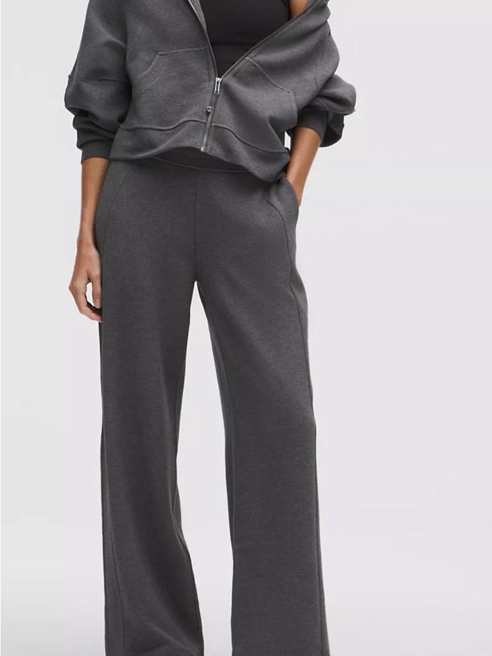 NWT Lululemon Scuba Mid-Rise Wide-Leg Pant
Waffle